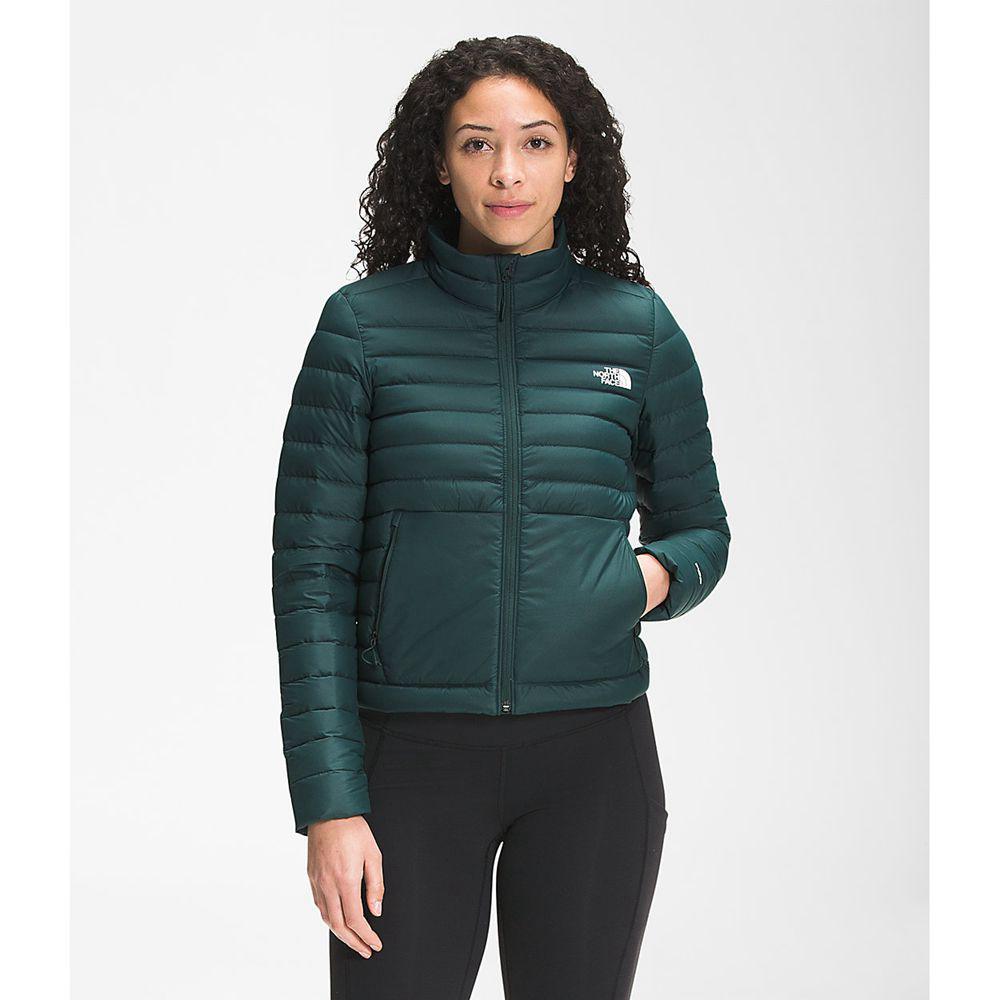 The North Face Stretch Seasonal Γυναικεια Μπουφάν Πουπουλένια - Βαθυ Πρασινο (AFEN71893)